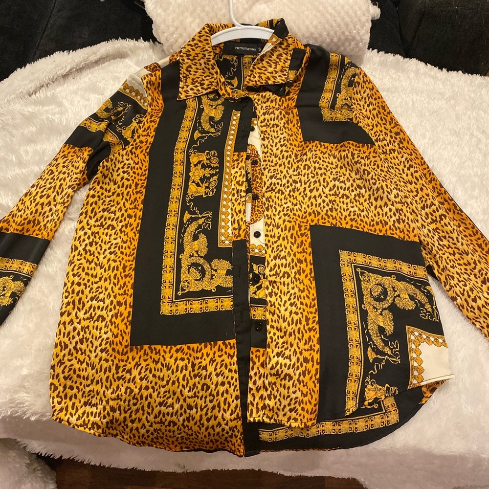 Oversized designer inspired long sleeve